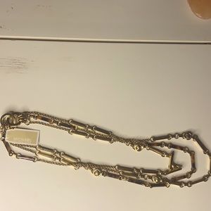 SOLD!!Michael Kors 3 layer tortoise/ gold necklace NWT